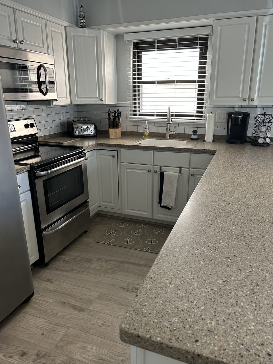 Fully stocked kitchen