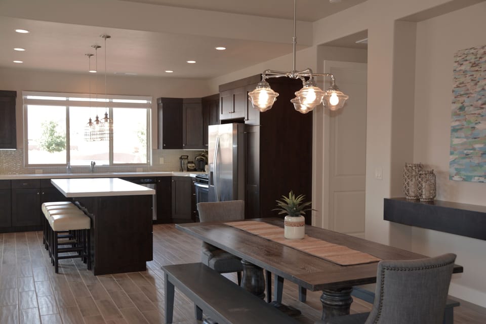 Entertain large groups with this spacious and open floor plan. 