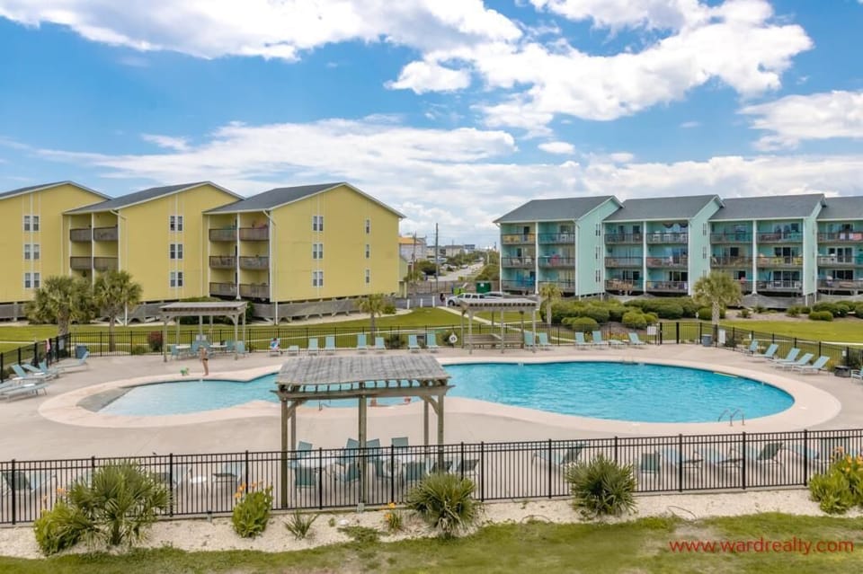 View of Surf Condo Pool from Balcony