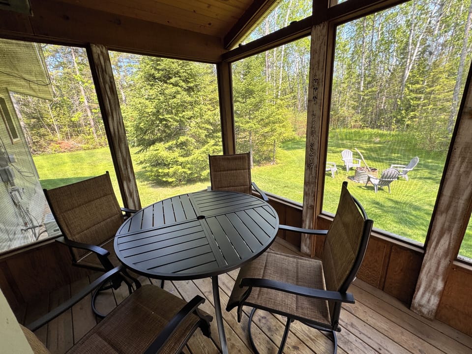 Patio table for four