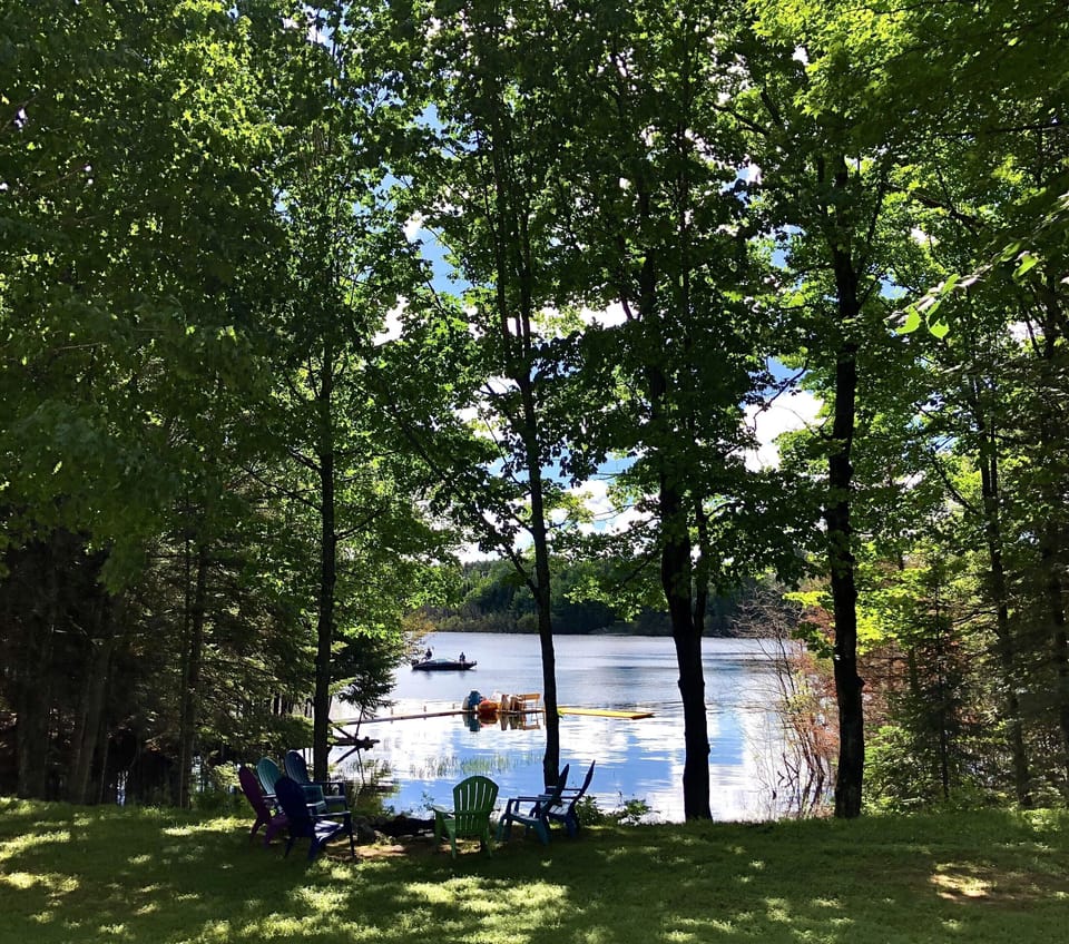 Great fishing near our dock. Summer 2020.