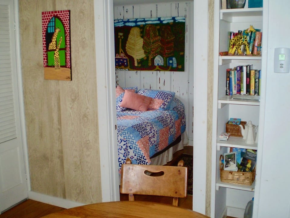 To the bedroom