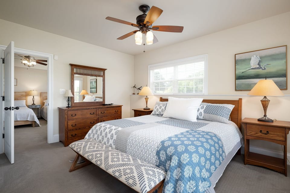 Master bedroom 2 with en suite can be made into a family suite with bedroom 5