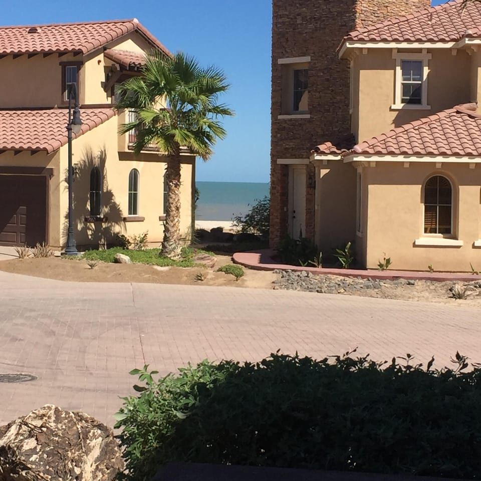 Sea view from patio