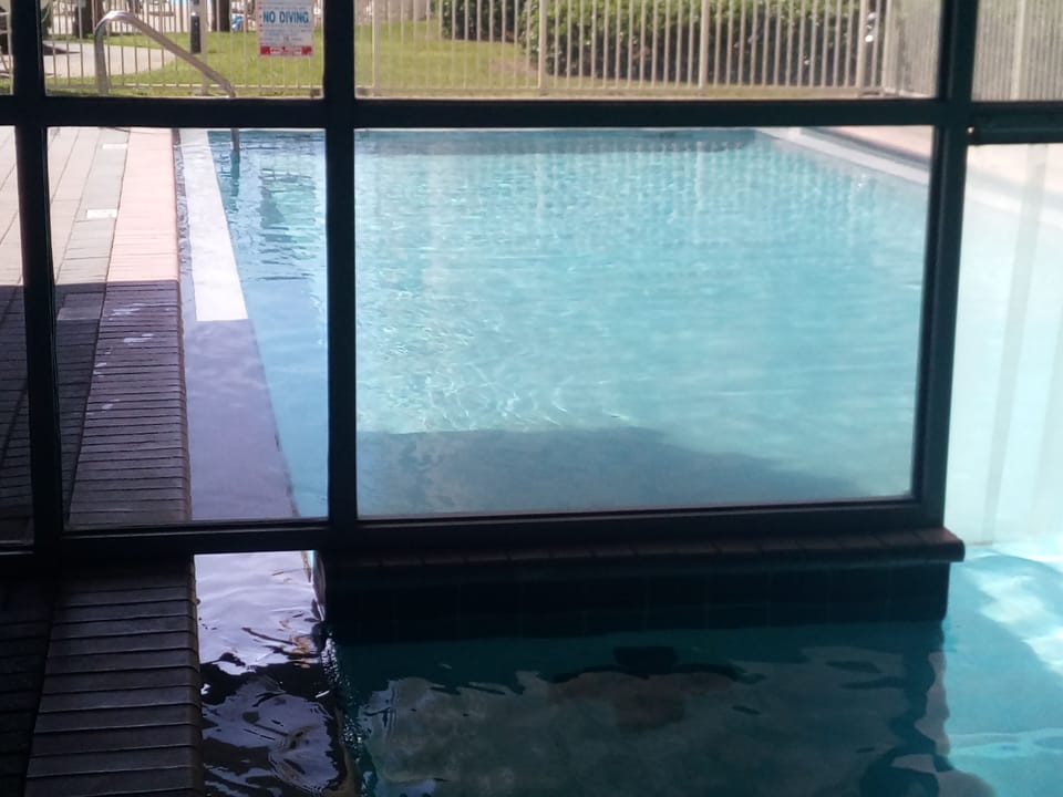Indoor pool, outdoor pool