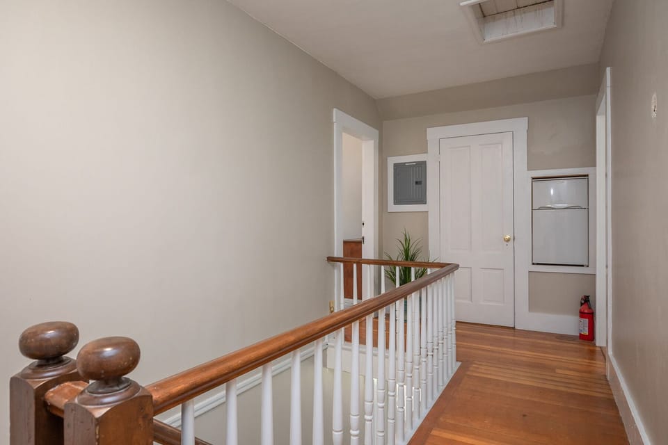 Convenient hallway fridge on 3rd floor -- ideal for beverage, snacks or medicine