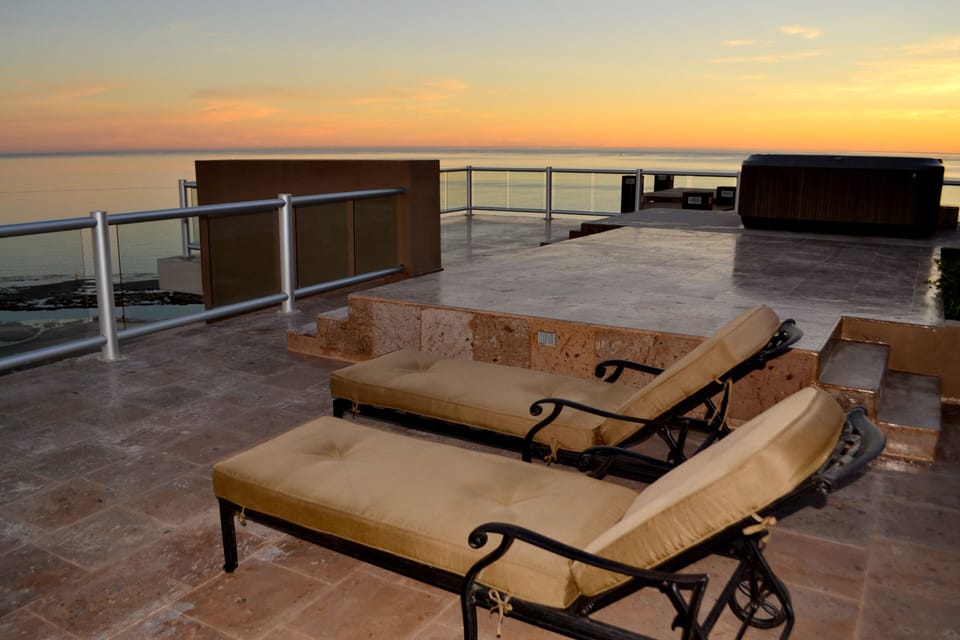 Lounging on The Terrace