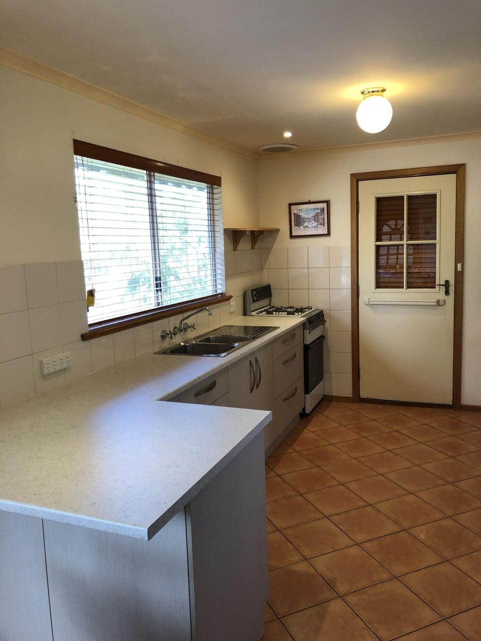 Plenty of bench space and cupboards