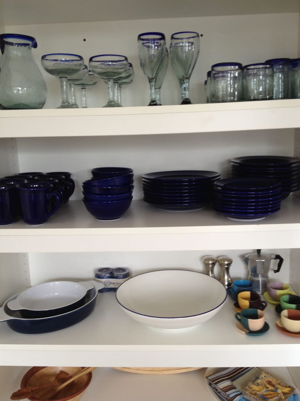 New dishes, glassware,etc