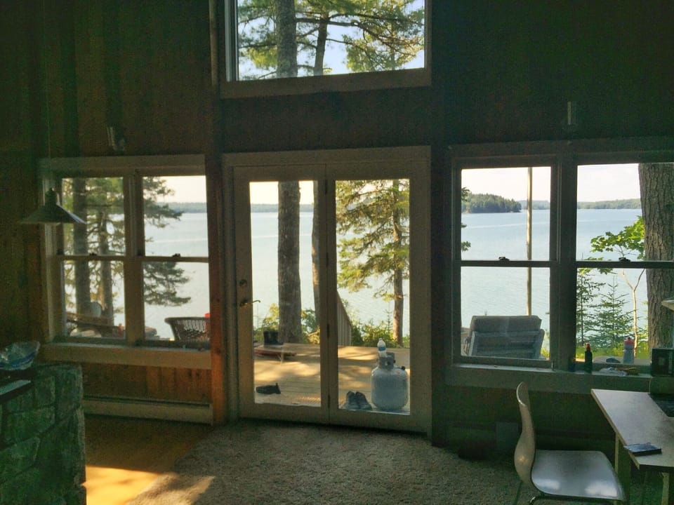 View and deck from Dining Area