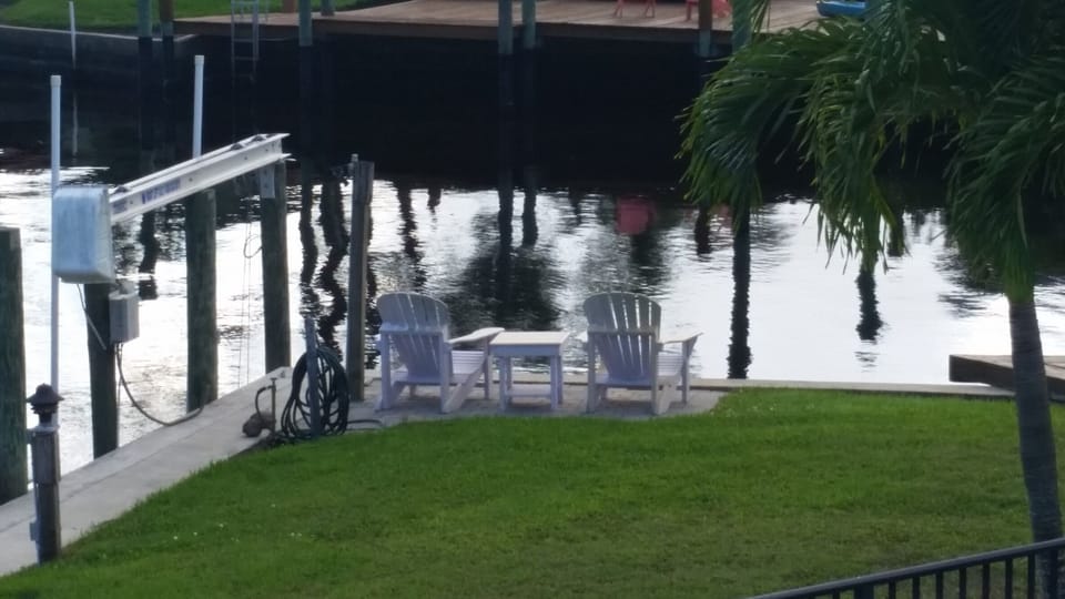 Seating by the dock