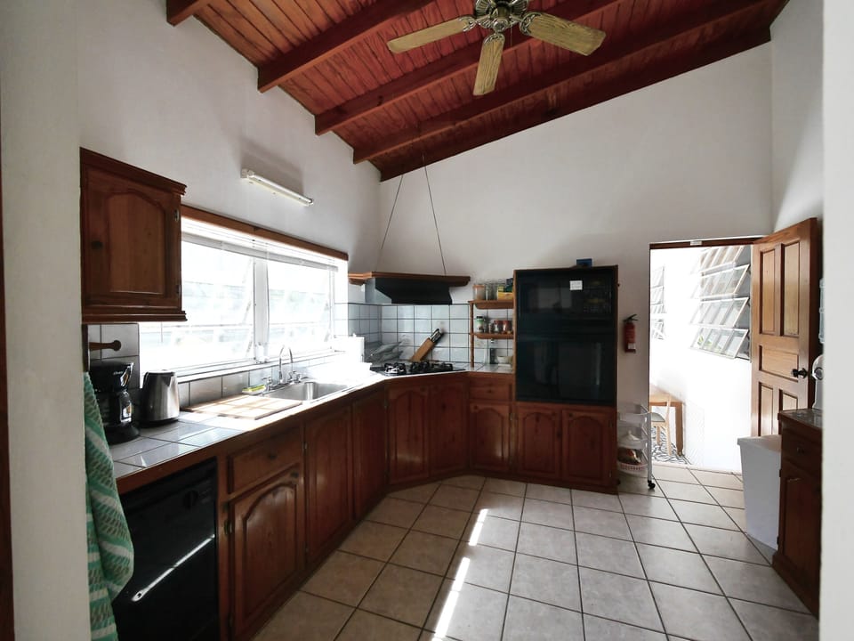 Entering into the kitchen
