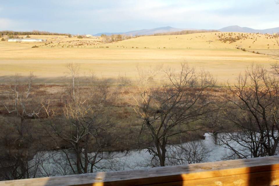 Side view from Foggy River Lodge