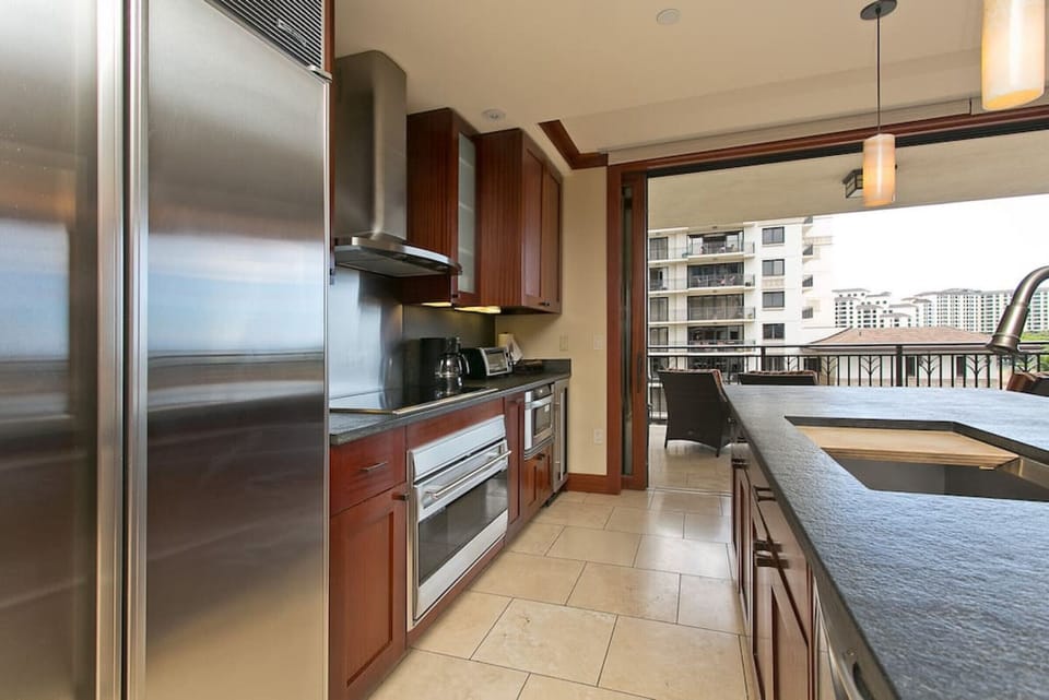 Private kitchen designed by Chef Roy Yamaguchi