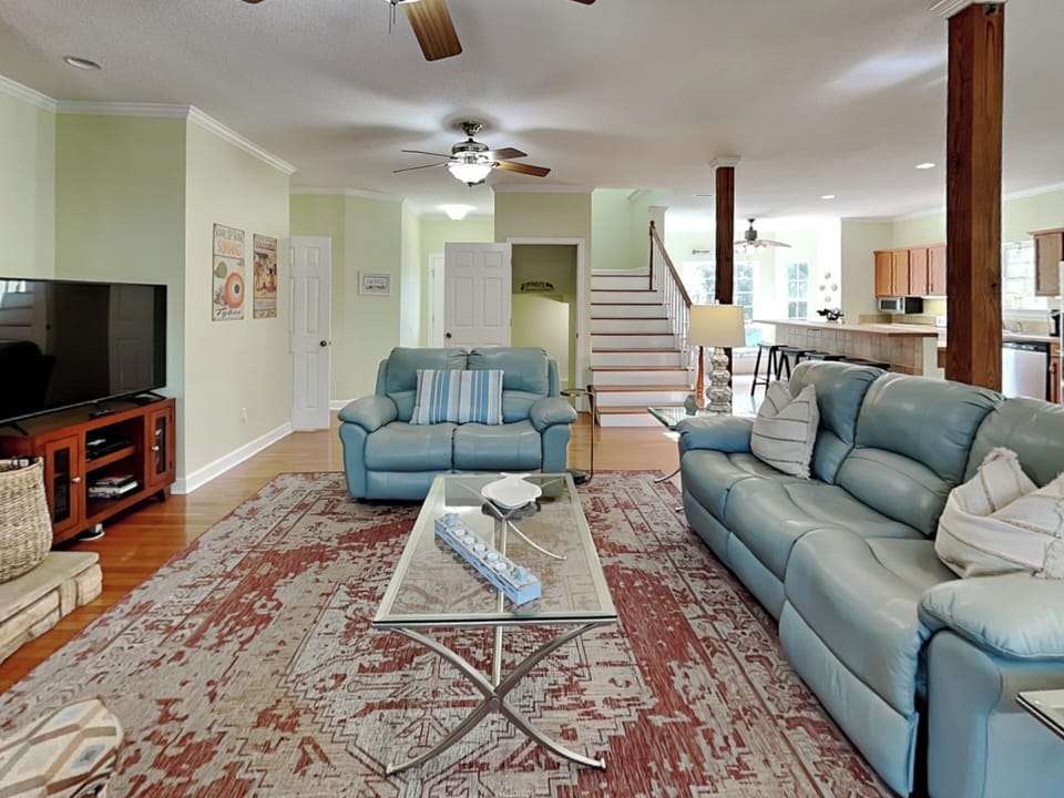 Living Room - Open Floor Plan + Cozy Seating - Main Level