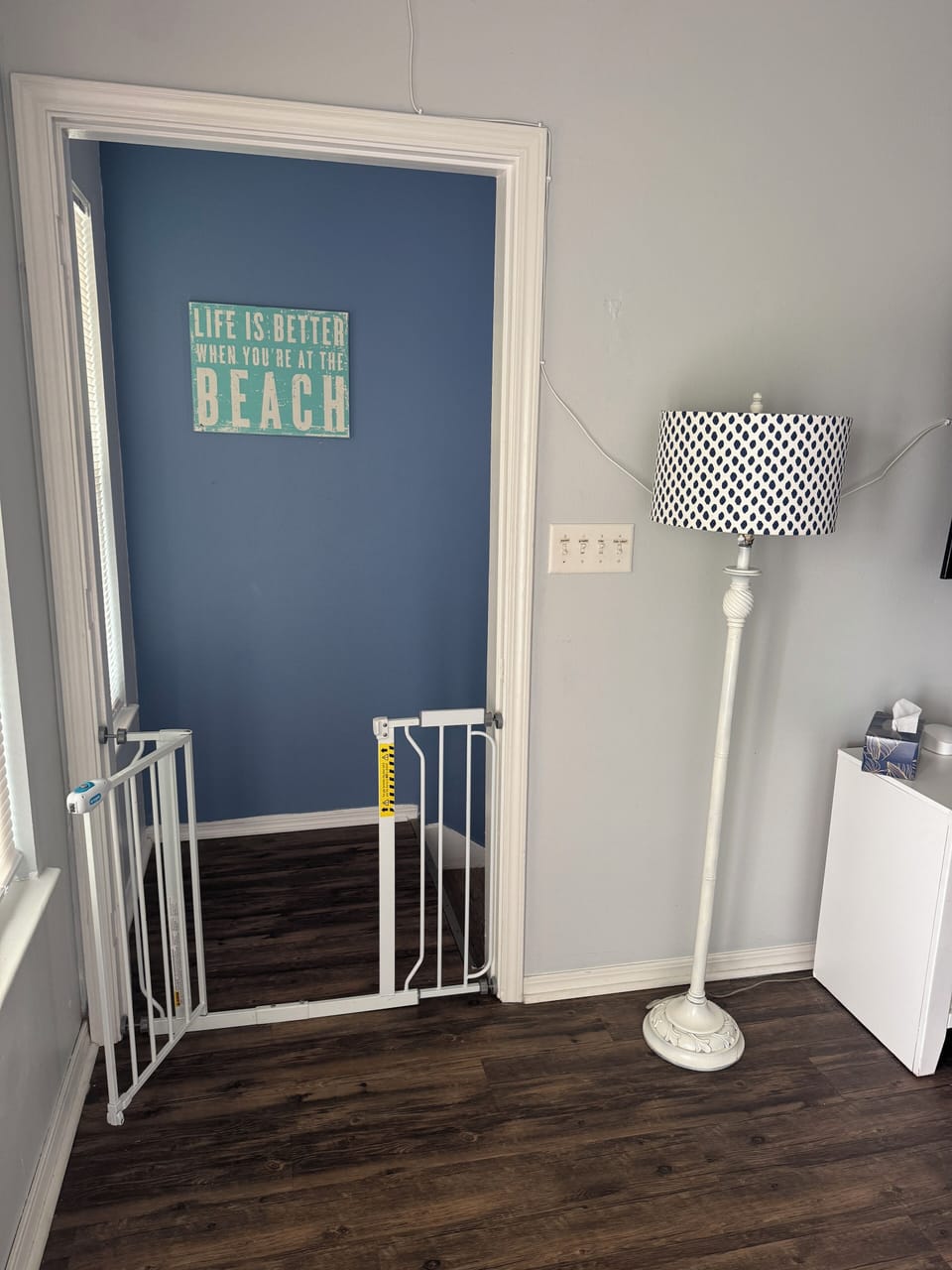 Side A: Entrance Leading to Stairway Indoors