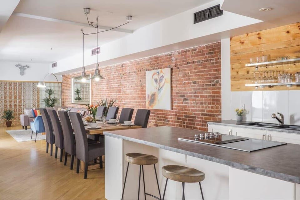 Spacious open living area