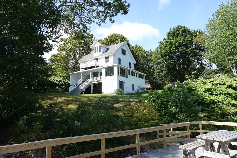 View of the house from our pier.