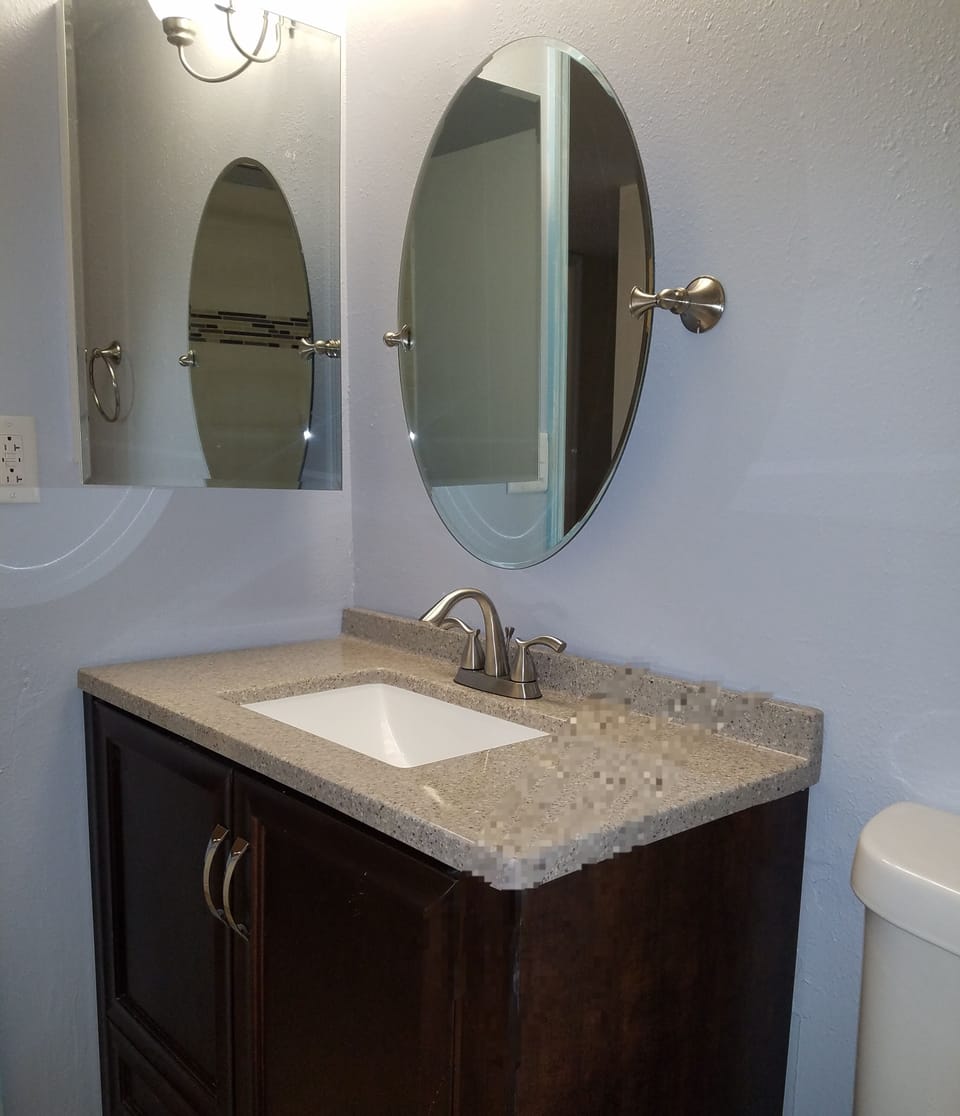 New (2019) Hallway bathroom.