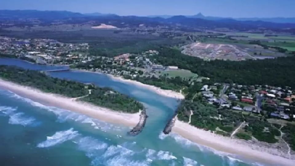 Pottsville beach and estuary