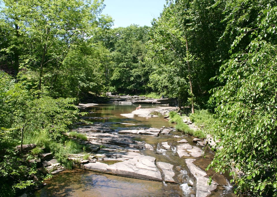 Tannery Brook and the Millstream flow through the center of town