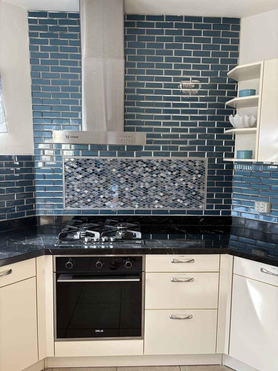 Enjoy cooking on a gas stove.