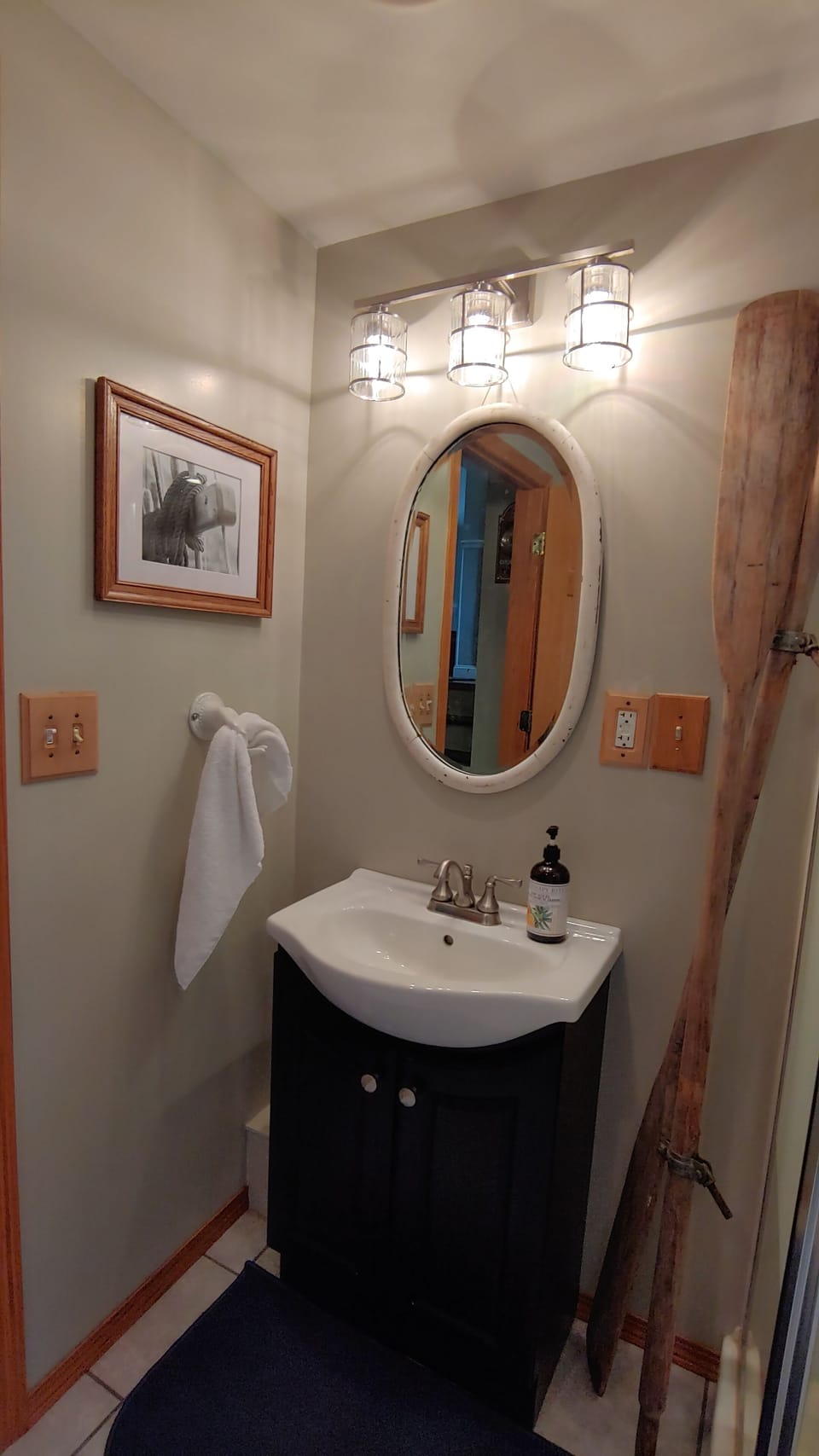 Downstairs Restroom with Stand-up Shower