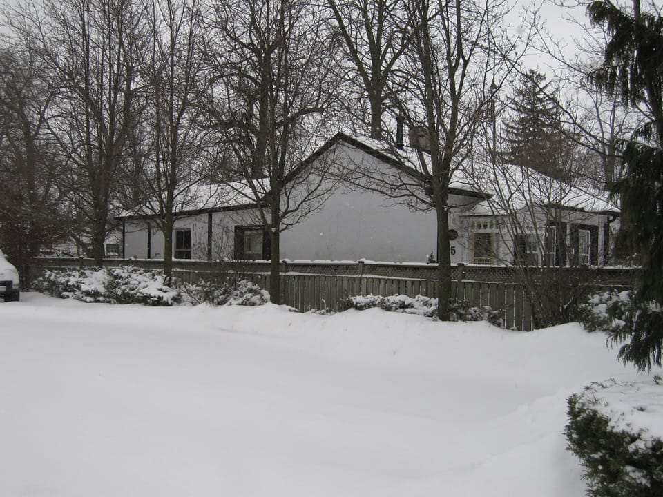Side view in winter shows it is bigger than you think from the front!