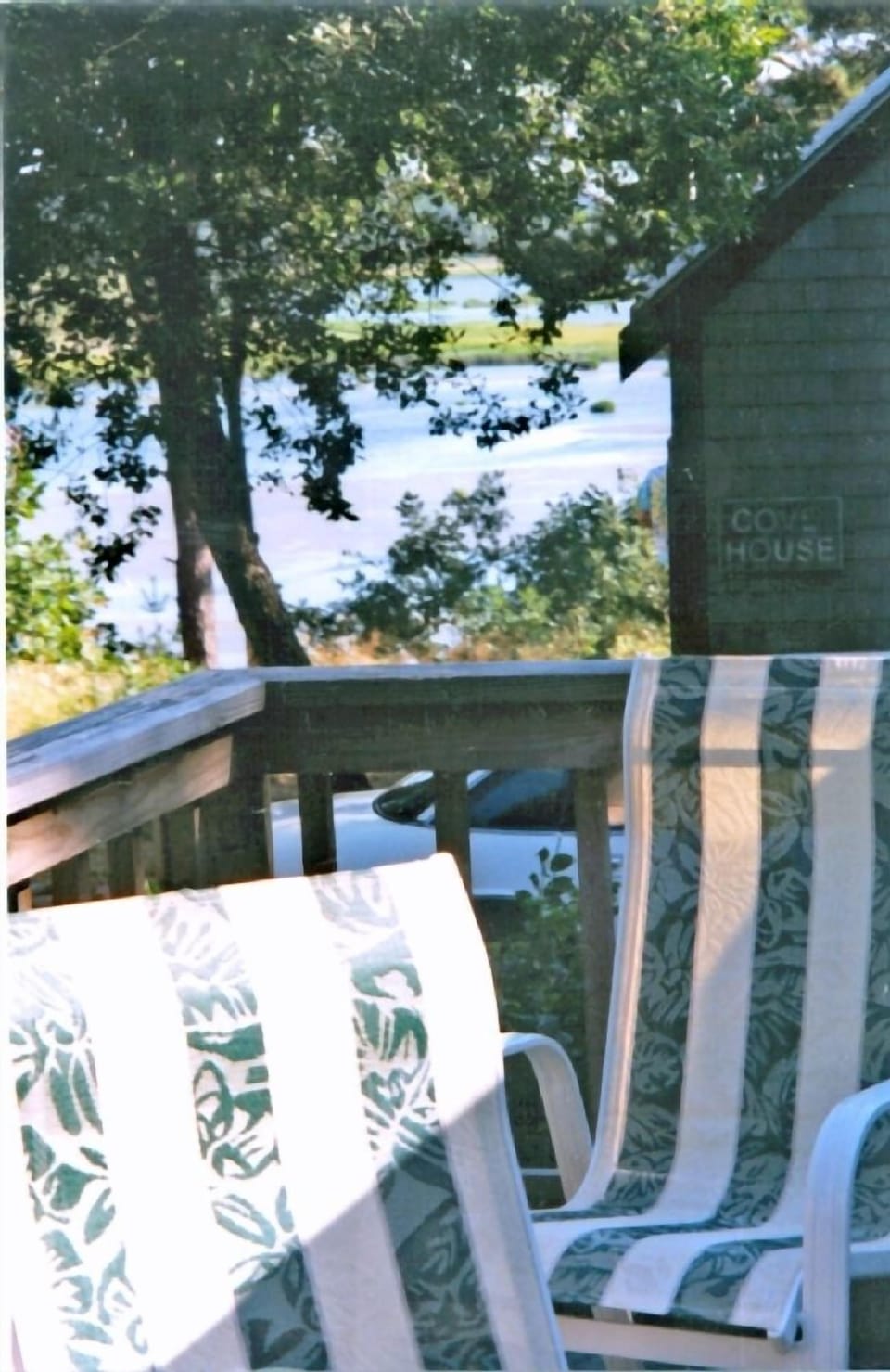Old photo of deck ( chairs are different now)