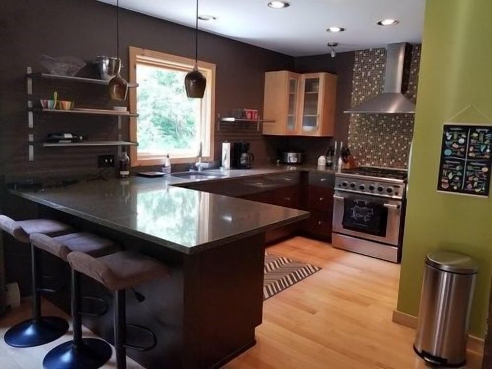 modern updated kitchen