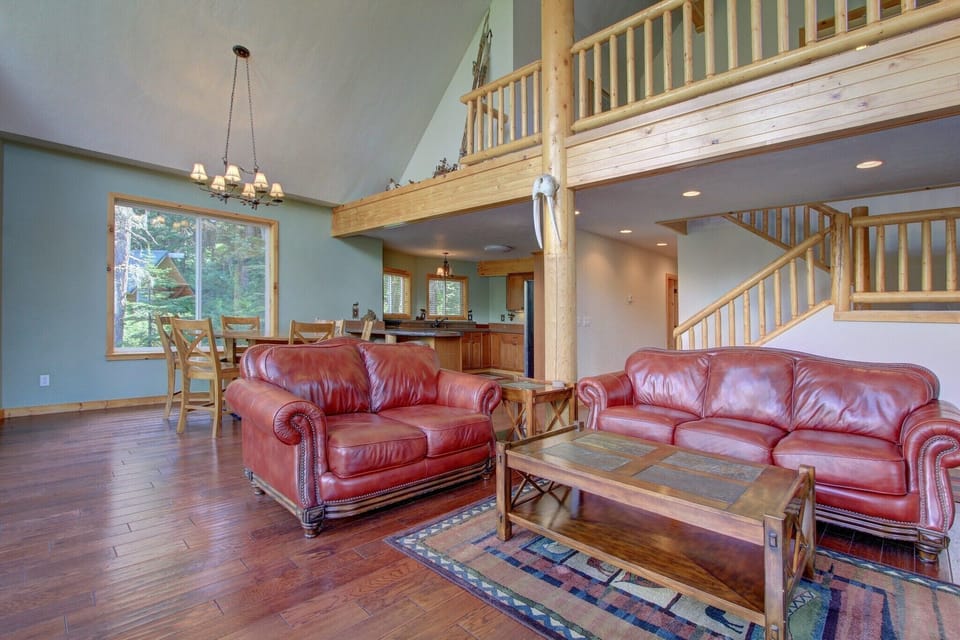 Main Living Area adjacent to the Dining Area and Kitchen 