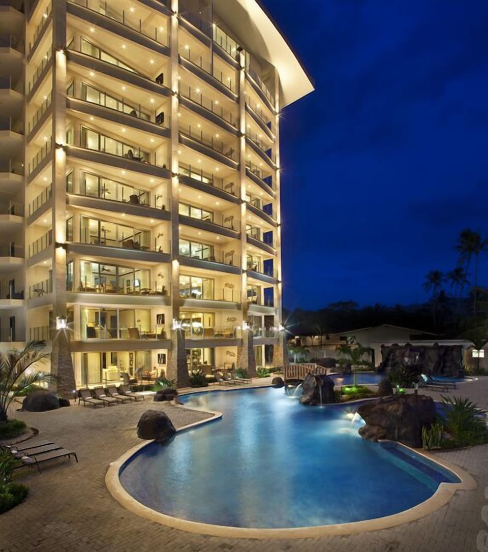 Exterior Evening Pool