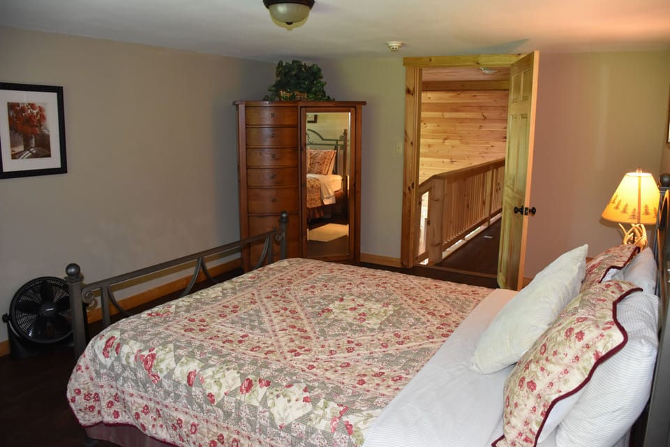 Loft BR View of Loft Sitting Area Railing