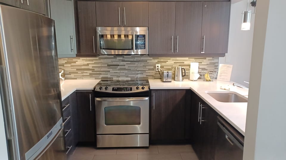 Fridge, Stove, and Microwave