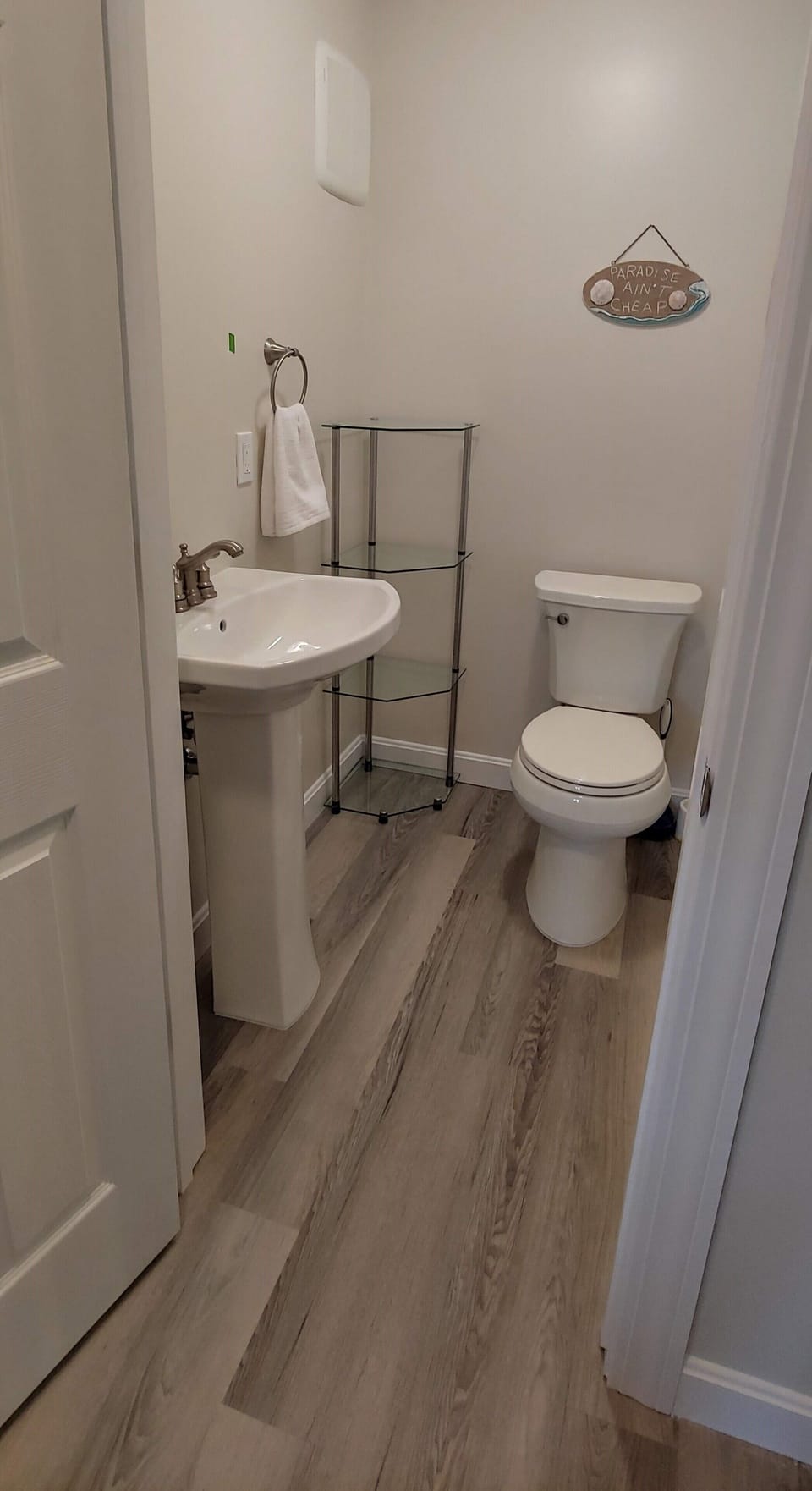Brand new 1st floor half bath directly off kitchen