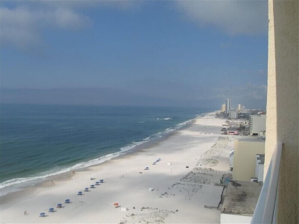 Gulf view looking west from balcony