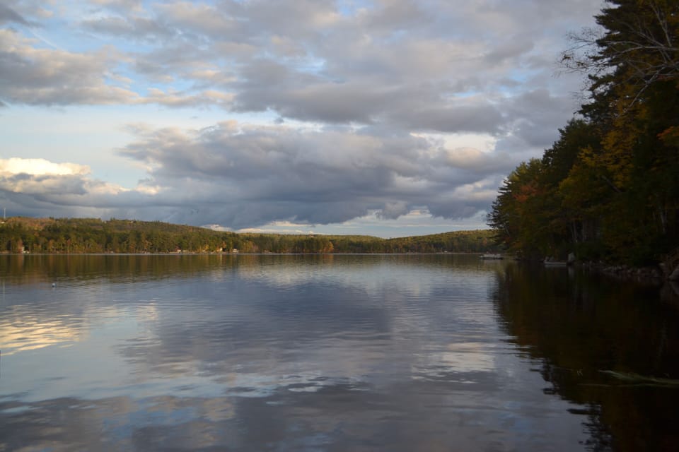 Looking south from the dock. 