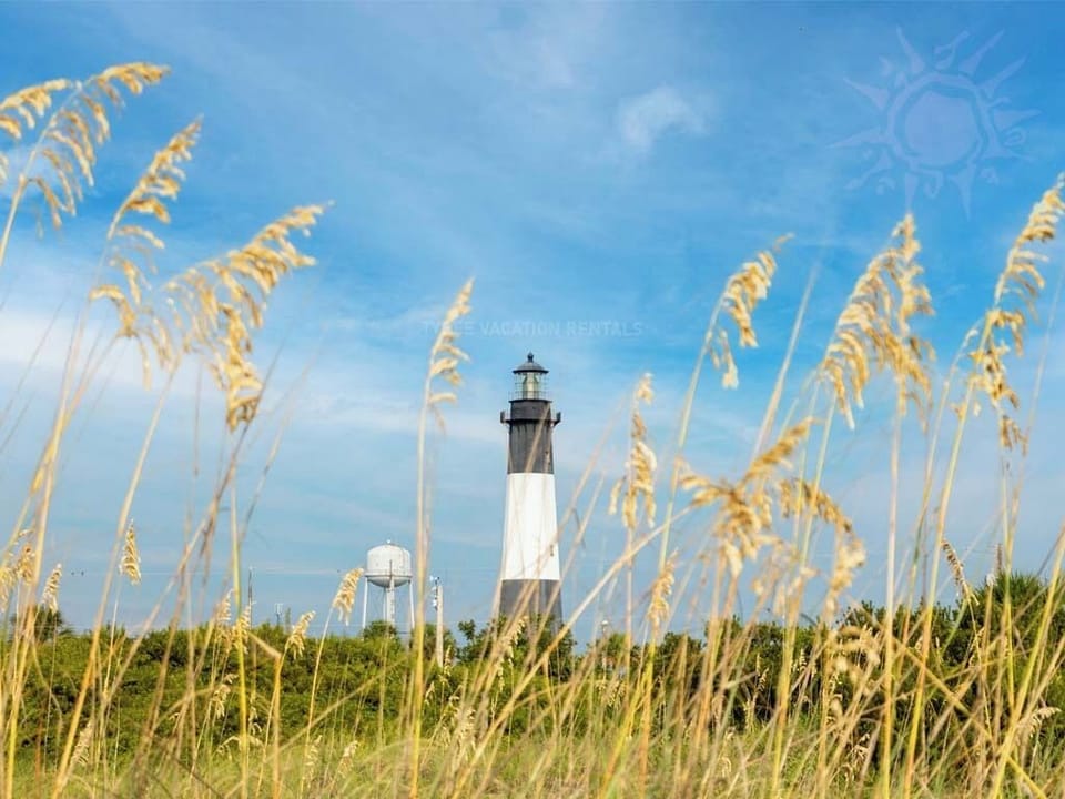 View of Tybee Lighthouse from the beach