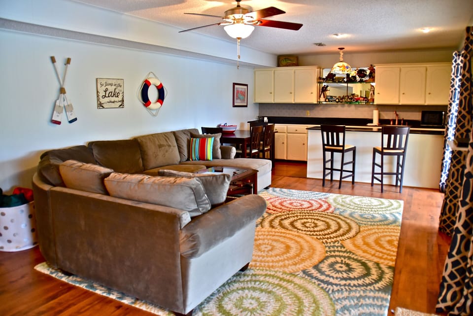 Downstairs living area
