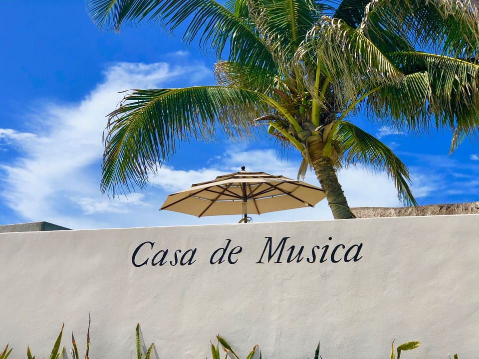 The aptly named Casa de Musica was built and still owned by music lovers.