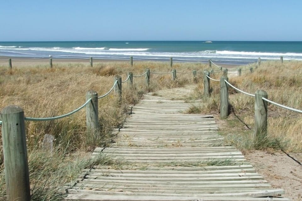 Boardwalk to the beach.