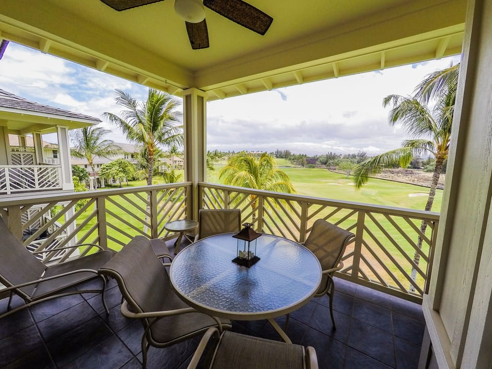 View from the lanai