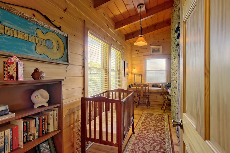 Computer Room behind Fireplace