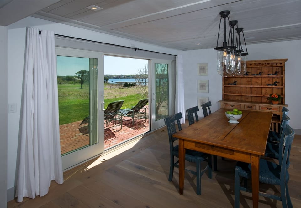 Oyster Pond at Chatham Townhome 31 Dining Room and Patio
