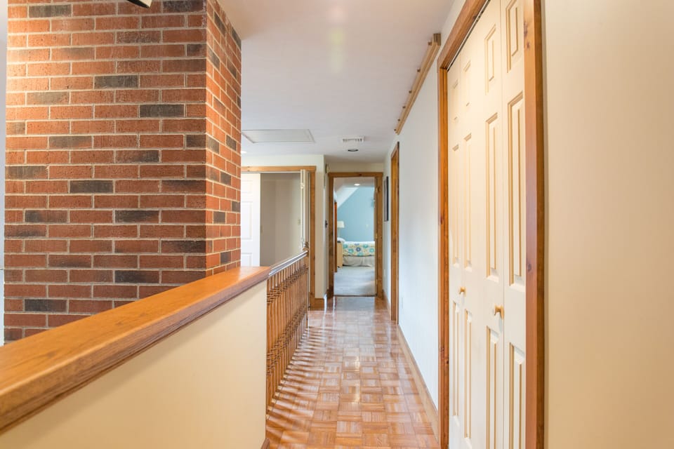 From bedroom 4 door looking to bedroom 2 (master)