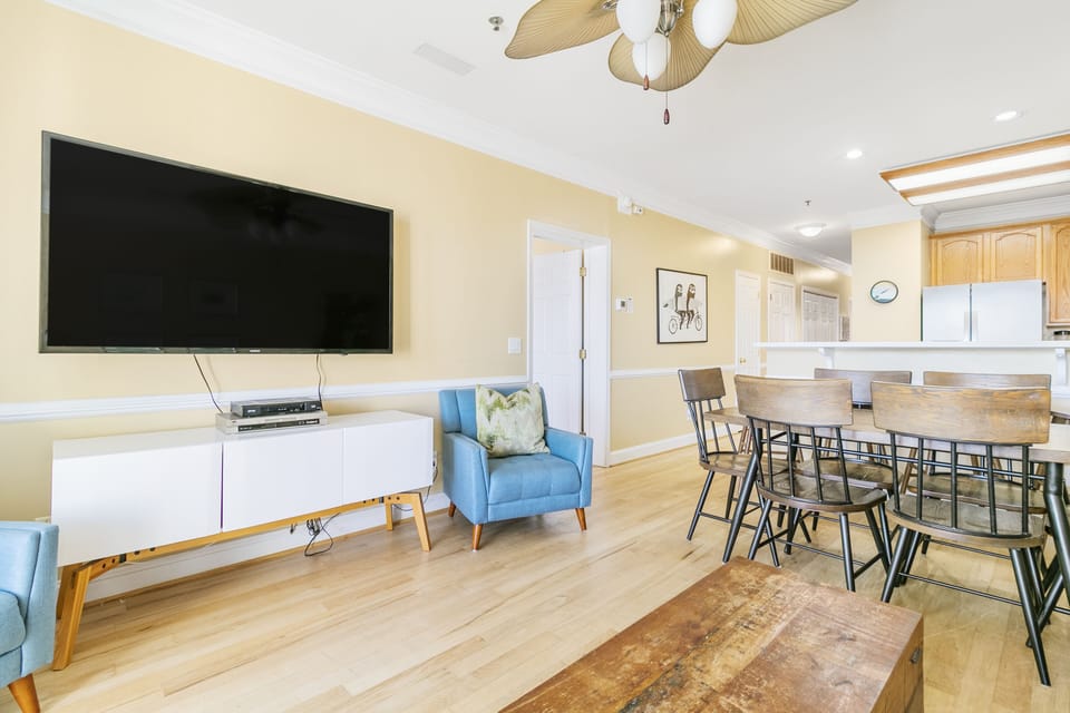 Another view of the large open concept living space.