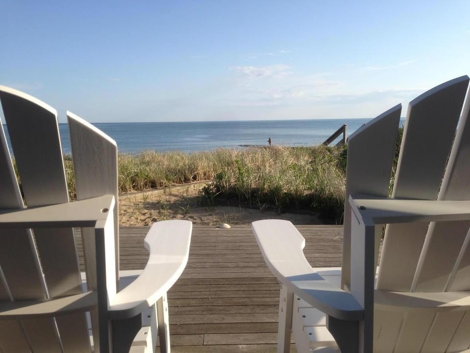 Overlooking Beautiful Ocean from Deck