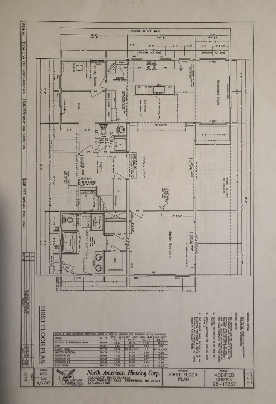 First floor layout