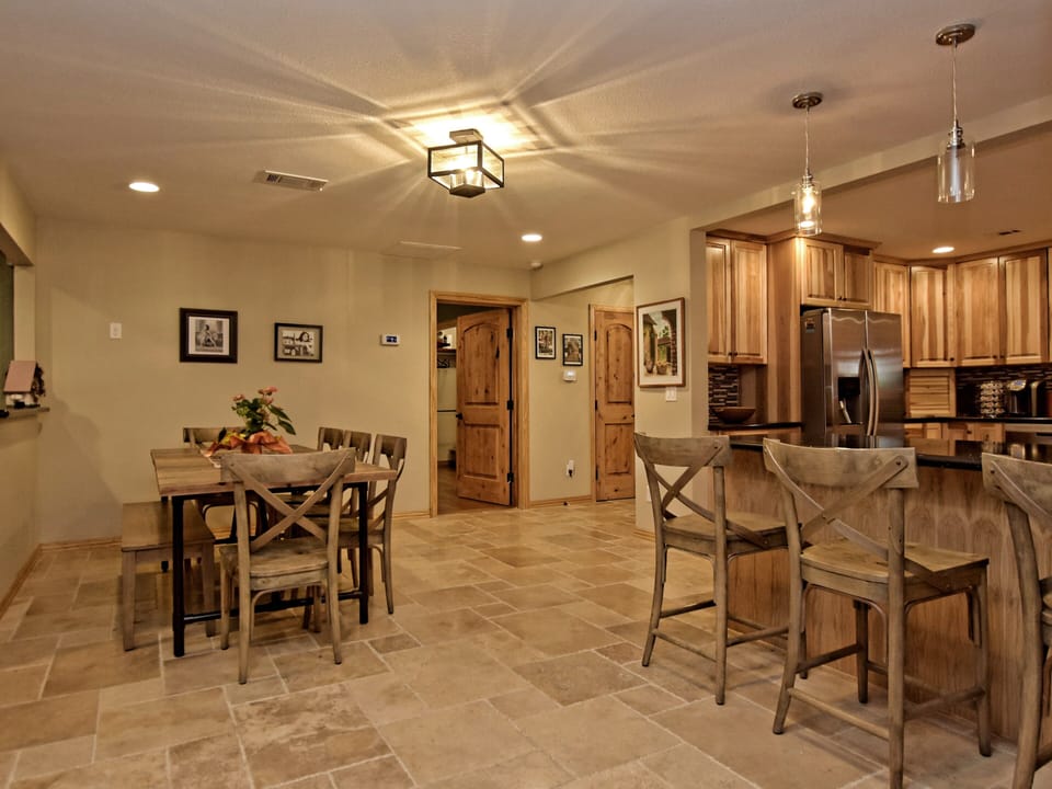 Dining Room and Kitchen Counter