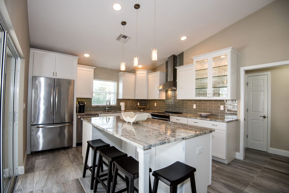 Spacious, well appointed, kitchen